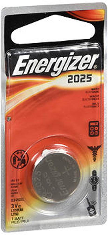 ENERGIZER Lithium 2025/CR2025 ECR2025BP 3V Coin Cell Battery, 1-pack
