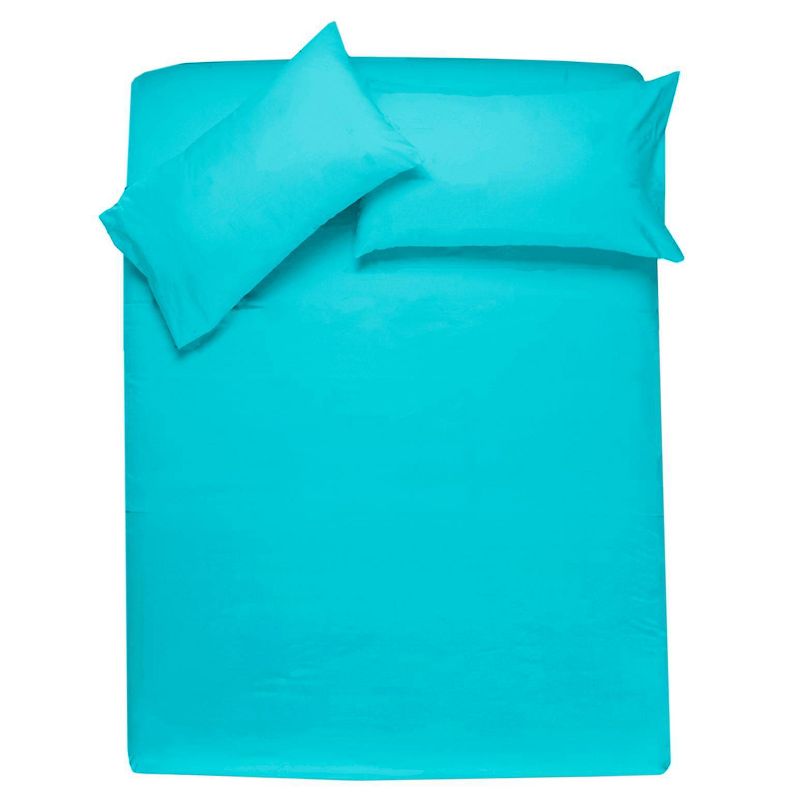Queen Microfiber Sheet Set Teal - Crayola