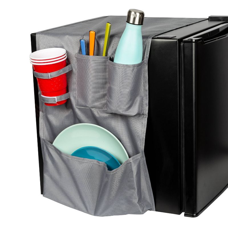 Honey-Can-Do Mini Fridge Caddy Gray