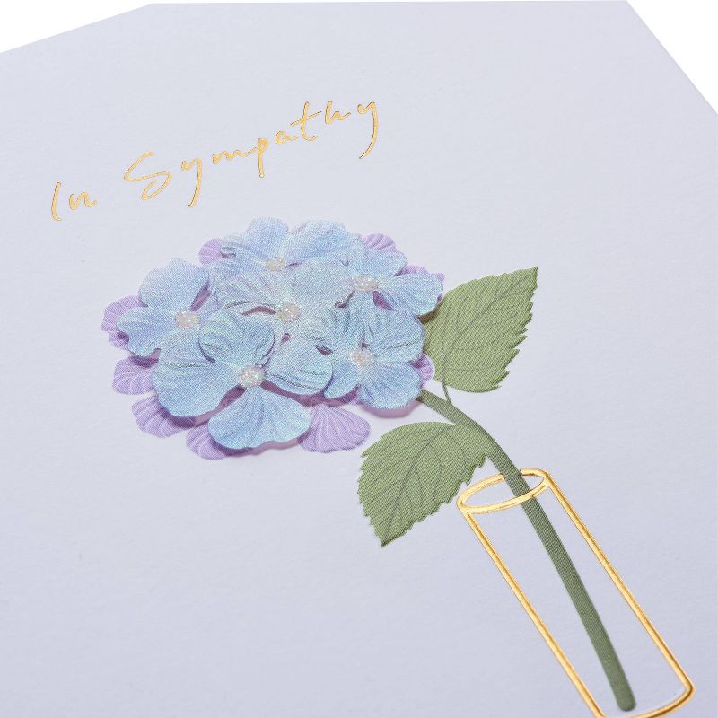Handmade Floral in Vase Sympathy Card - PAPYRUS