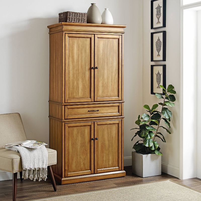 Wood 2 Door Storage Cabinet in White-Pemberly Row