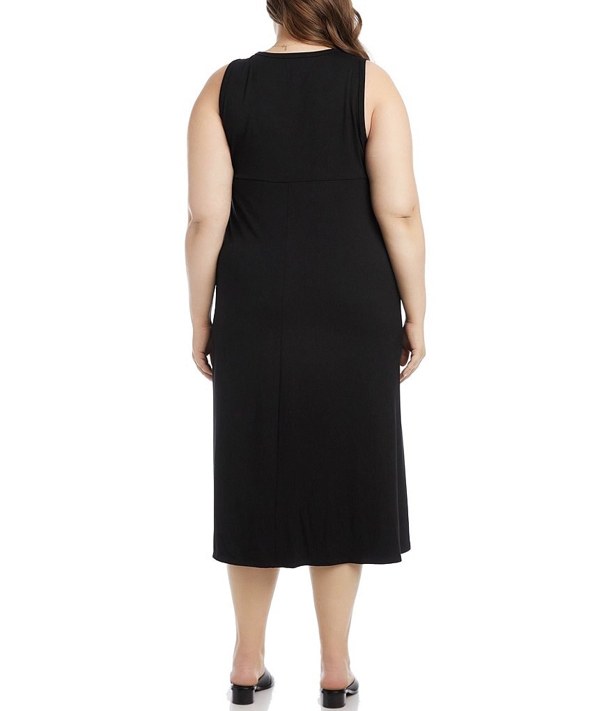 Jkara Plus V-Neck Short Sleeve Beaded Bodice Capelet Gown