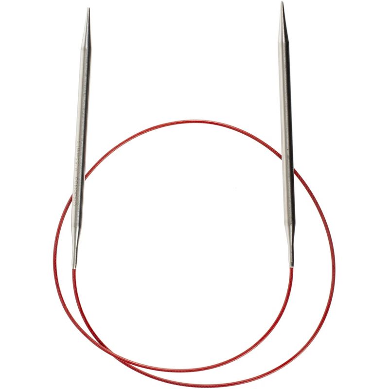 ChiaoGoo Red Lace Stainless Circular Knitting Needles 32"-Size 9/5.5mm