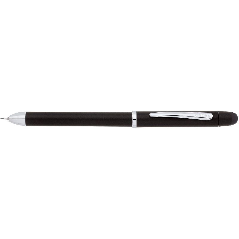 Cross Tech3+ Retractable Ballpoint Pen Black Barrel Black/Red Ink Medium Point AT00903