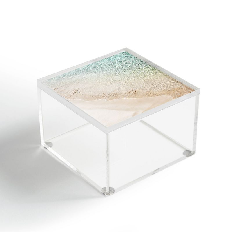 Bree Madden Hawaii Shore 4" x 4" Acrylic Box - Deny Designs