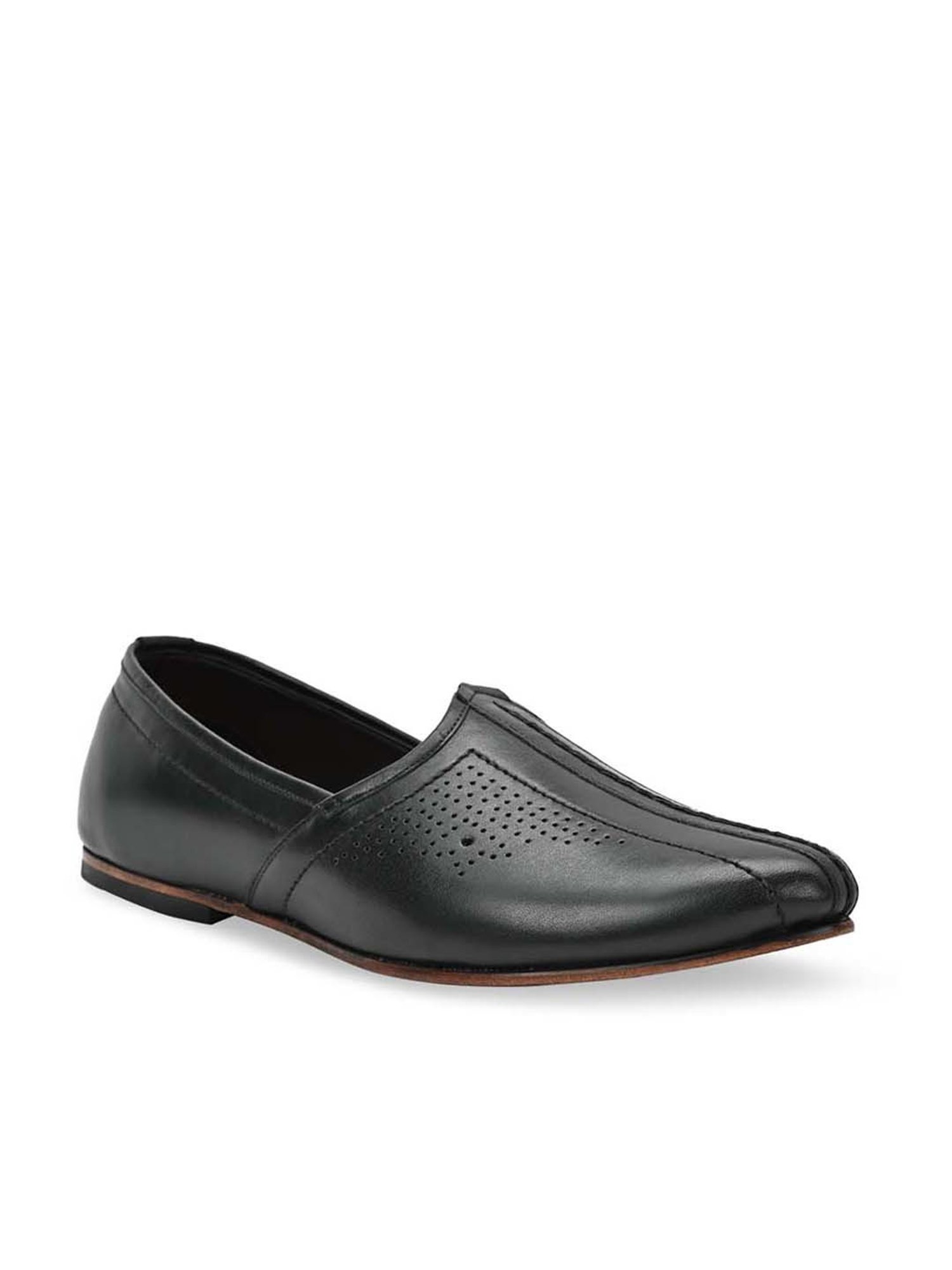 Regal Men's Black Casual Juttis