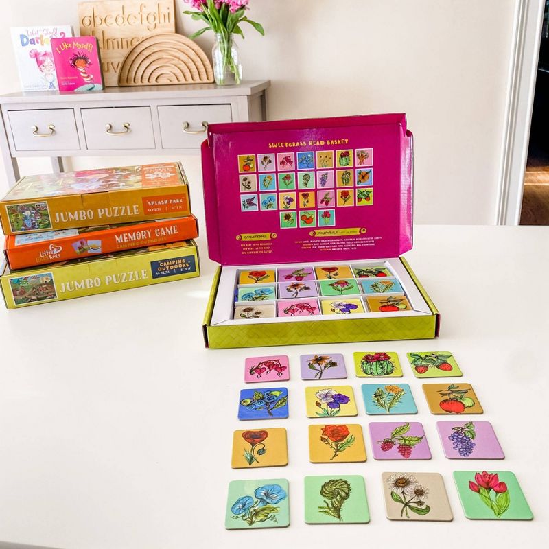 Little Likes Kids Sweetgrass Head Basket Memory Game