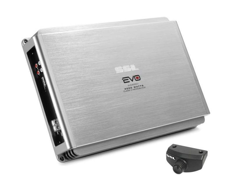 Soundstorm SSL EVO4000.1 4000W Monoblock Class D Car Audio Amplifier Amp w/ RCA