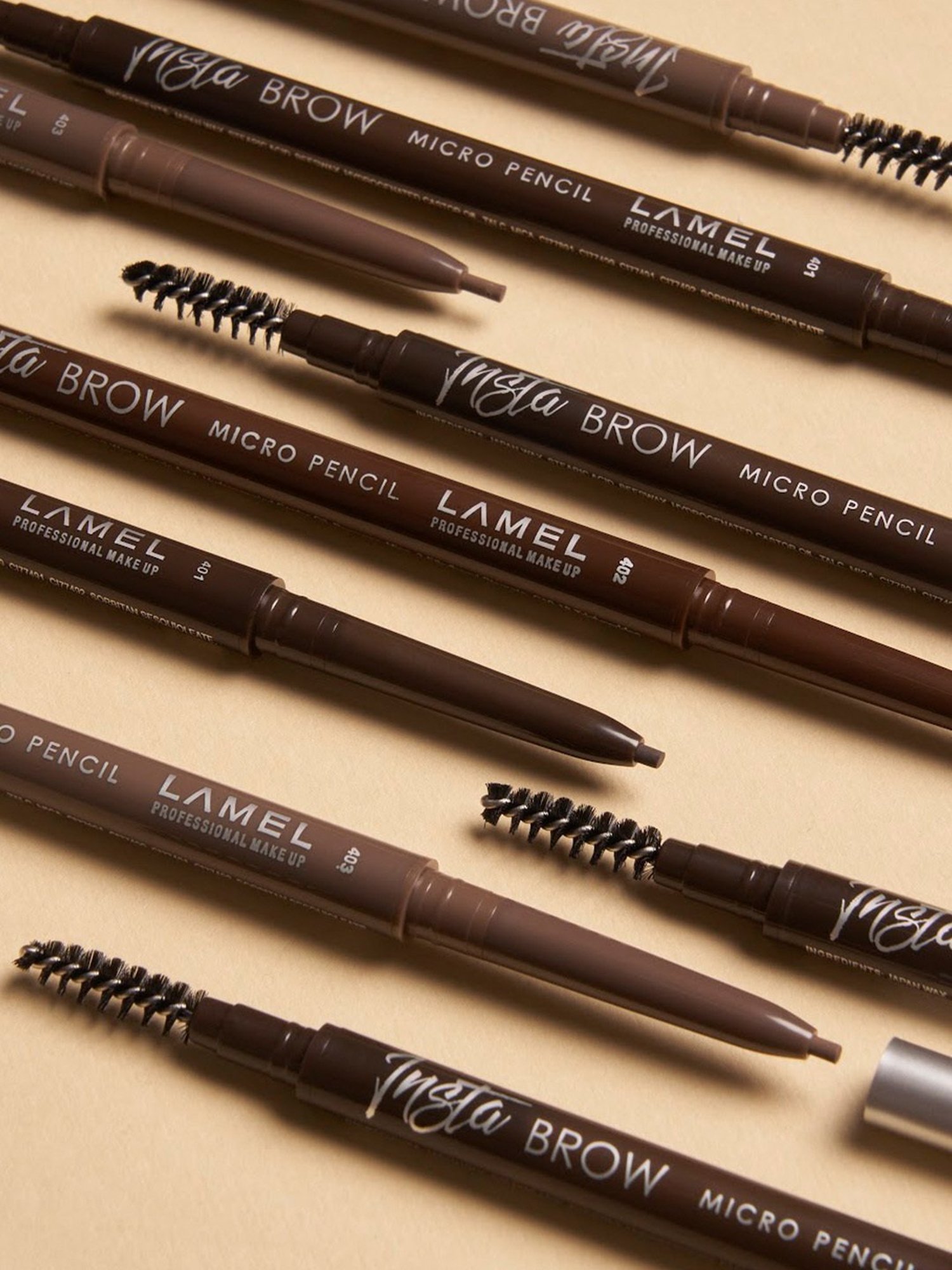 Lamel Insta Brow Micro Pencil 401 Espresso - 0.12 gm