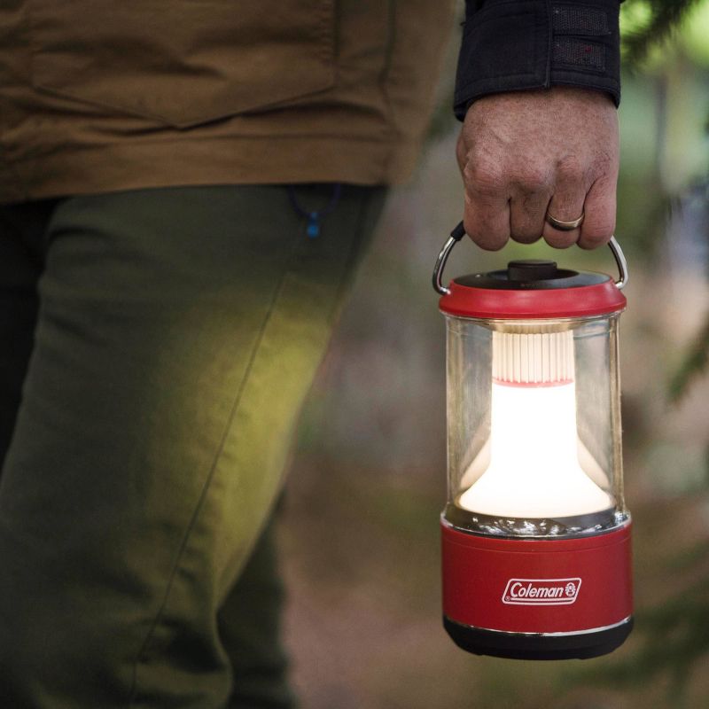 Coleman 800 Lumens LED Lantern with BatteryGuard - Red