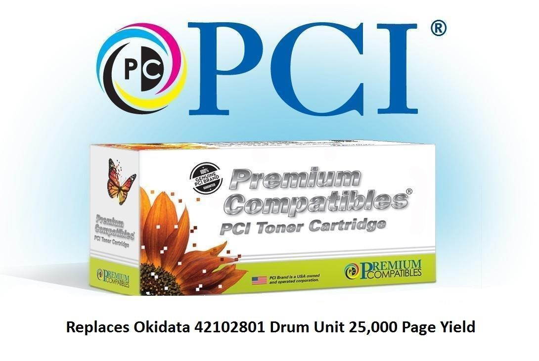 Premium Compatibles Inc. 42102801-PCI Replacement Ink and Toner Cartridge for Okidata Printers, Black