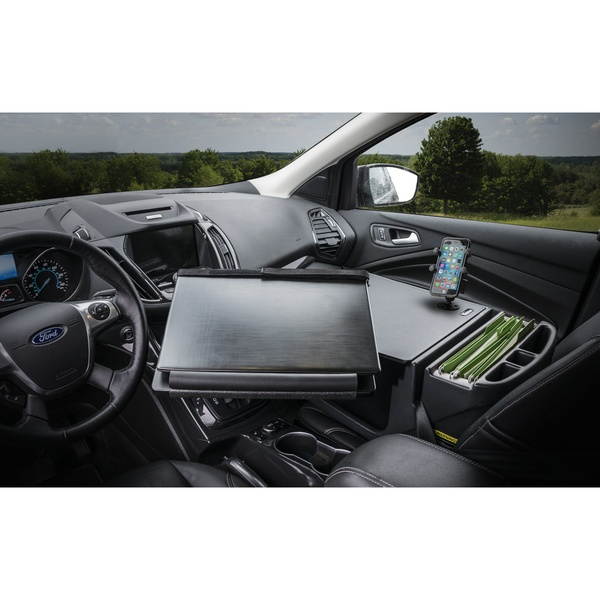 AutoExec AUE10075 Reach Front Seat Car Desk Black Finish with Built-in 200 Watt Power Inverter and Phone Mount
ReachDeskS-03FS BLK