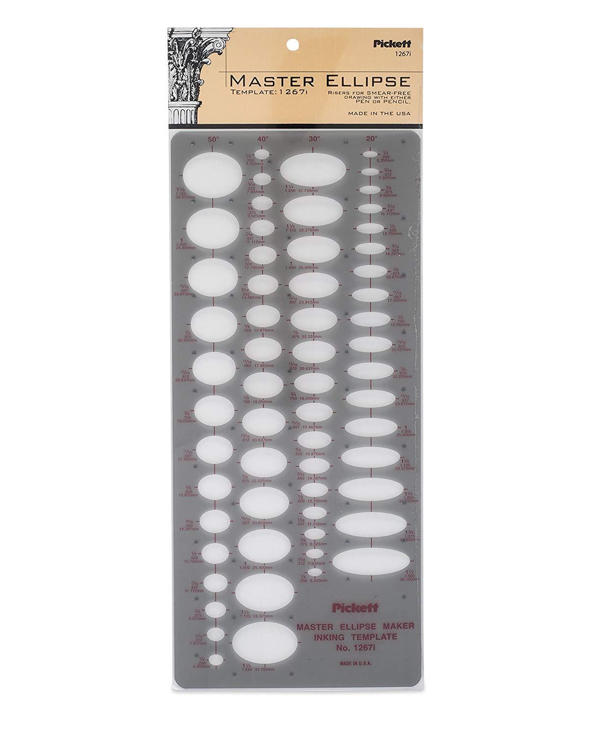 Pickett Master Ellipse Template (1267I)
