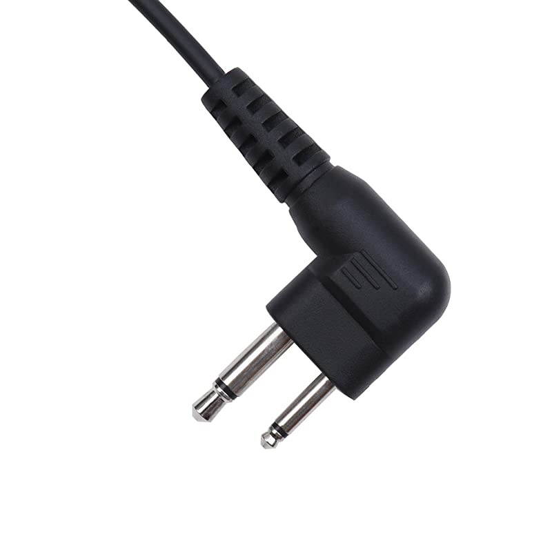 Talkie Earpiece |Two Way Radio Earpiece |Noise Canceling Headset 2 Pin Acoustic Tube Earpiece with Mic PTT Compatible Motorola CLS1410 CLS1110 CP200 GP300 GP2000 T600 T100 T800 Radio1 Pack