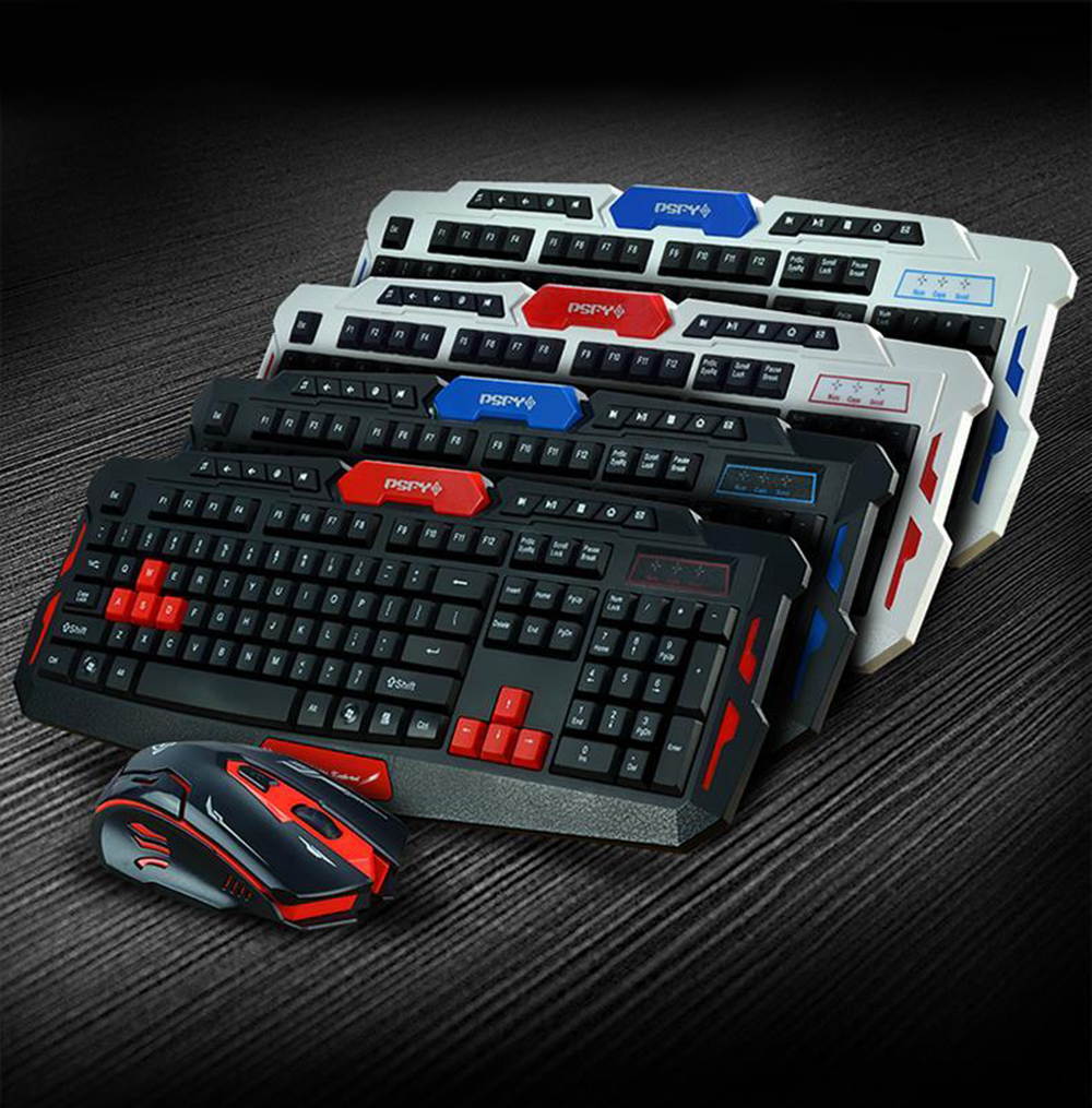 CityForm 8100 Ergonomic Gaming Keyboard + 2.4GHz Cordless Gamer Gaming Mouse Set