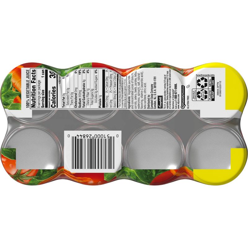 V8 Original 100% Vegetable Juice - 8pk/5.5 fl oz Cans
