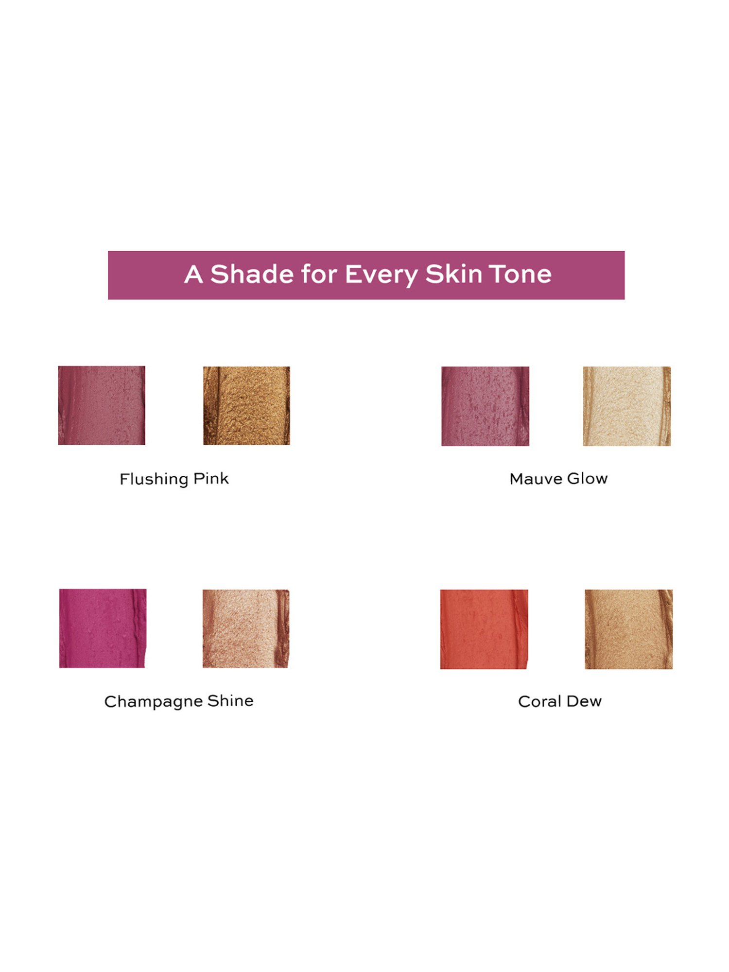 Makeup Revolution Blush & Highlight Stick Flushing Pink - 8.6 gm