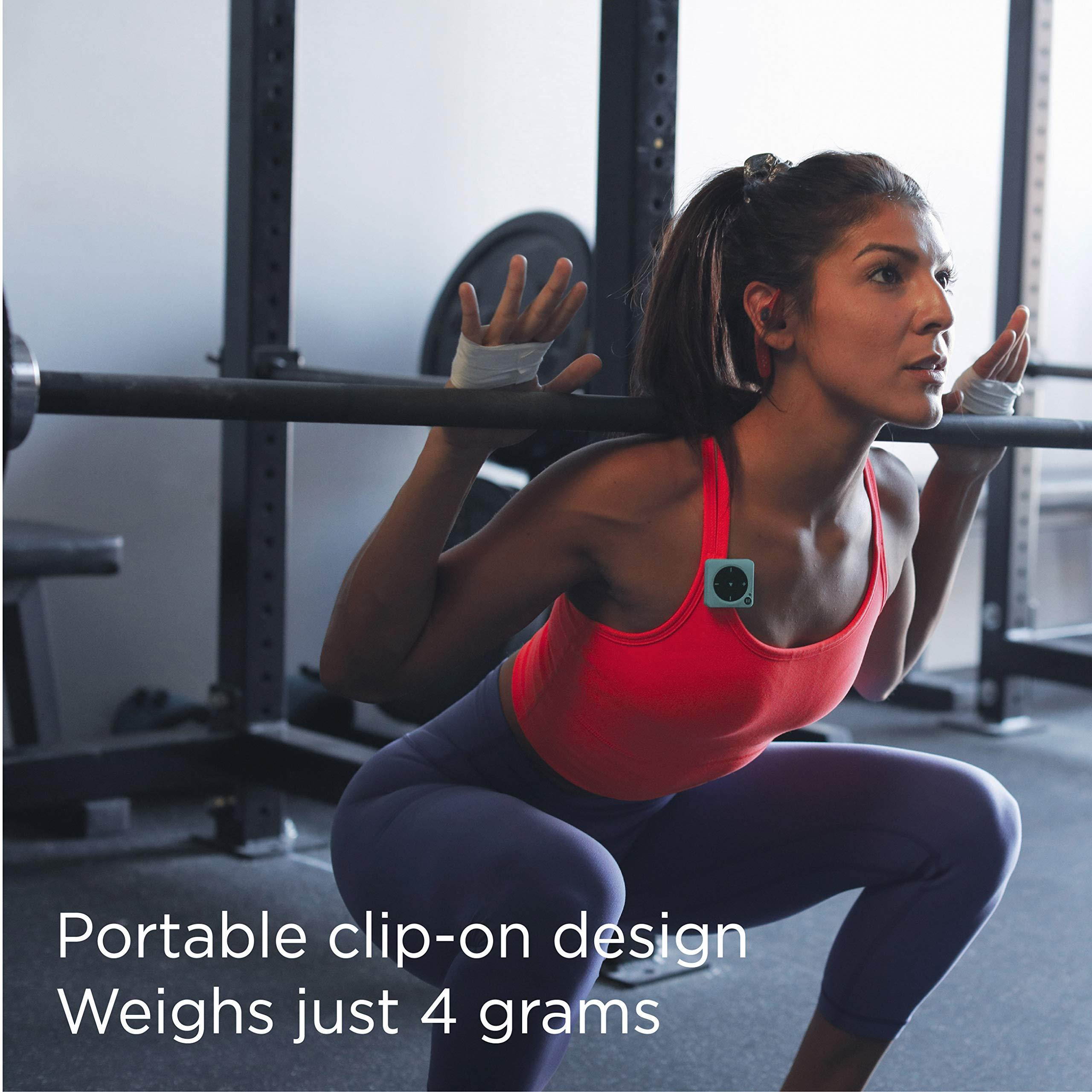 Mighty Vibe Spotify Music Player - Bluetooth & Wired Headphones - 1,000+ Song Storage - No Phone Needed - Black