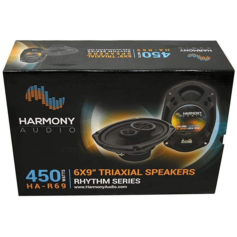 HA-R69 Car Stereo Rhythm Series 6x9 Replacement 450W Speakers