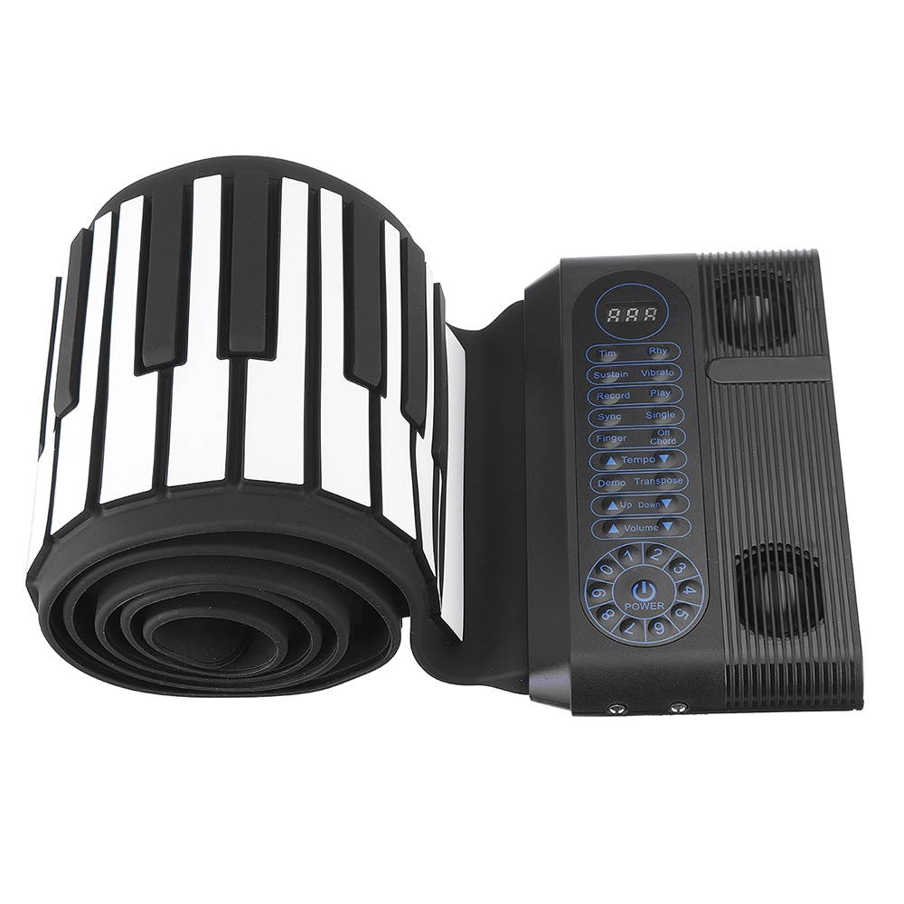 Iword S3088 88 Keys Professional Hand Roll Up Keyboard Piano Built in Dual Speakers