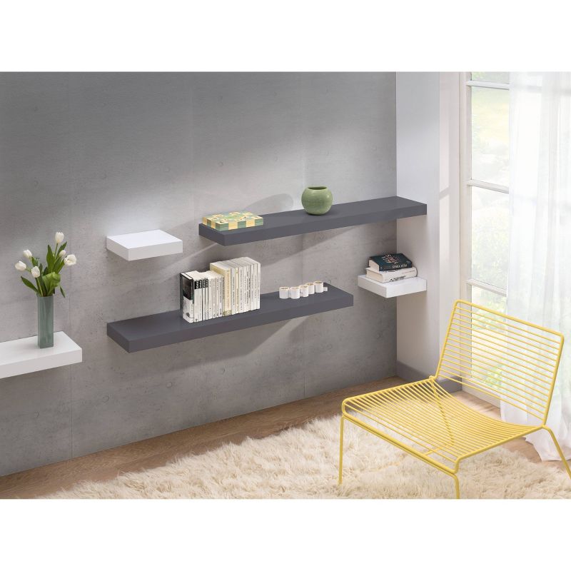 45.3" x 9.7" Big Boy Shelf Gray - Dolle Shelving