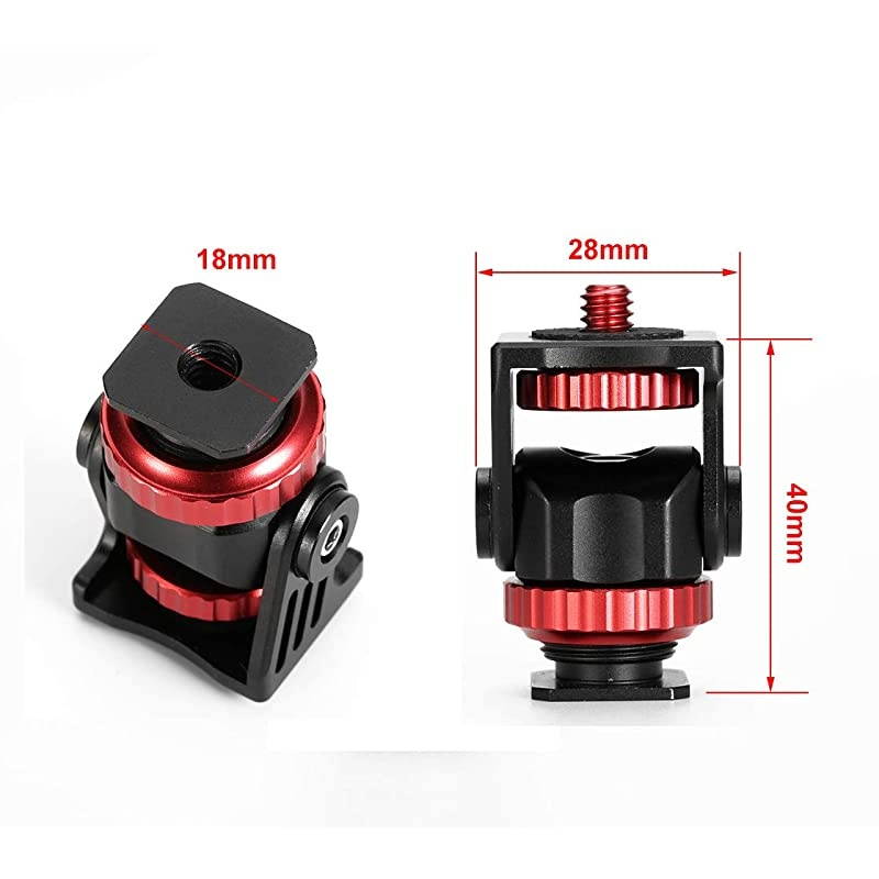 Q5 Camera Monitor Holder Mount Arm Cold Shoe Adapter for Camera LED Video Light Cameras Camcorders Smartphone Gopro Tripod Microphone