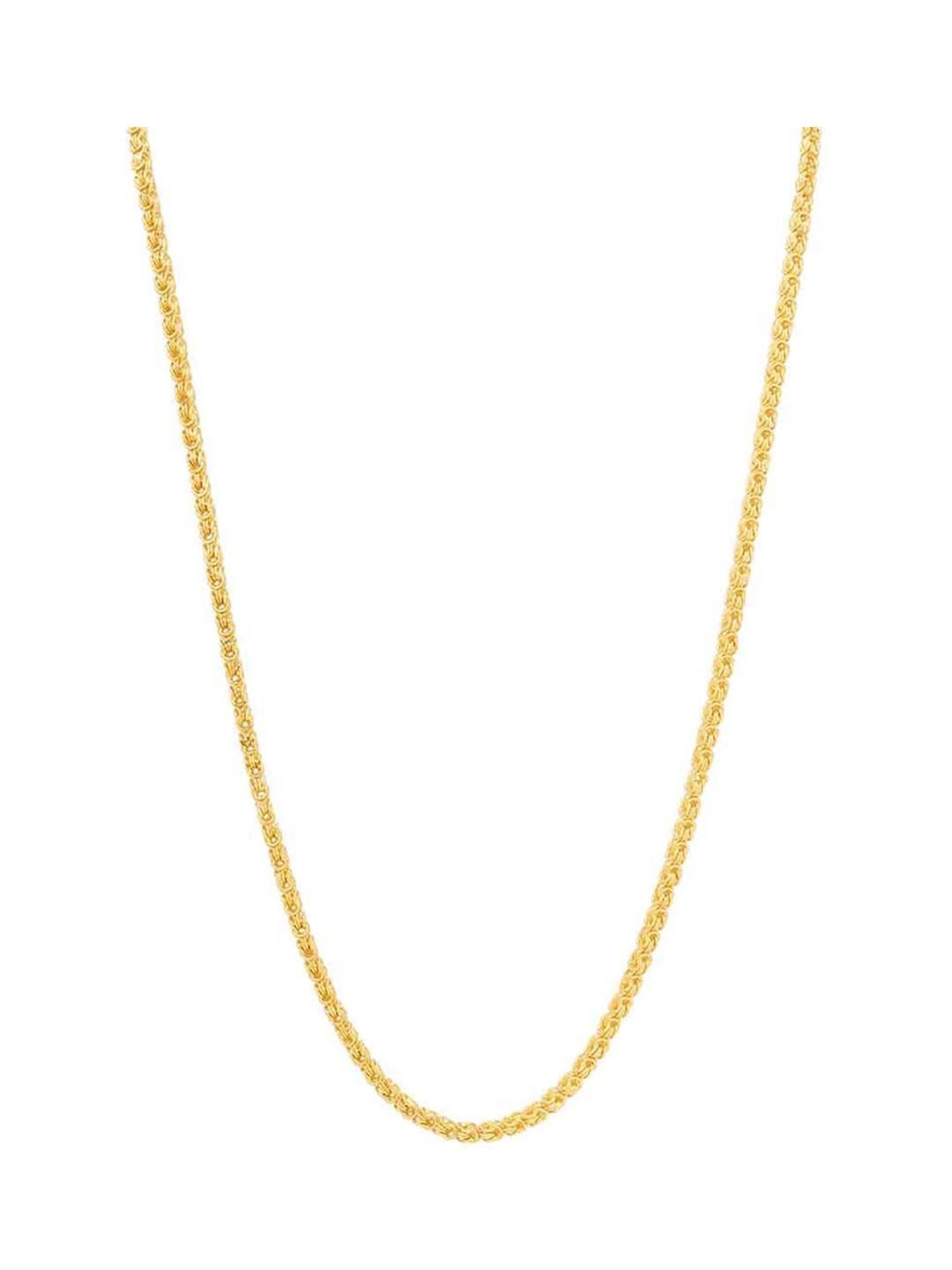 Waman Hari Pethe Jewellers BIS Hallmark 18k Yellow Gold Chain