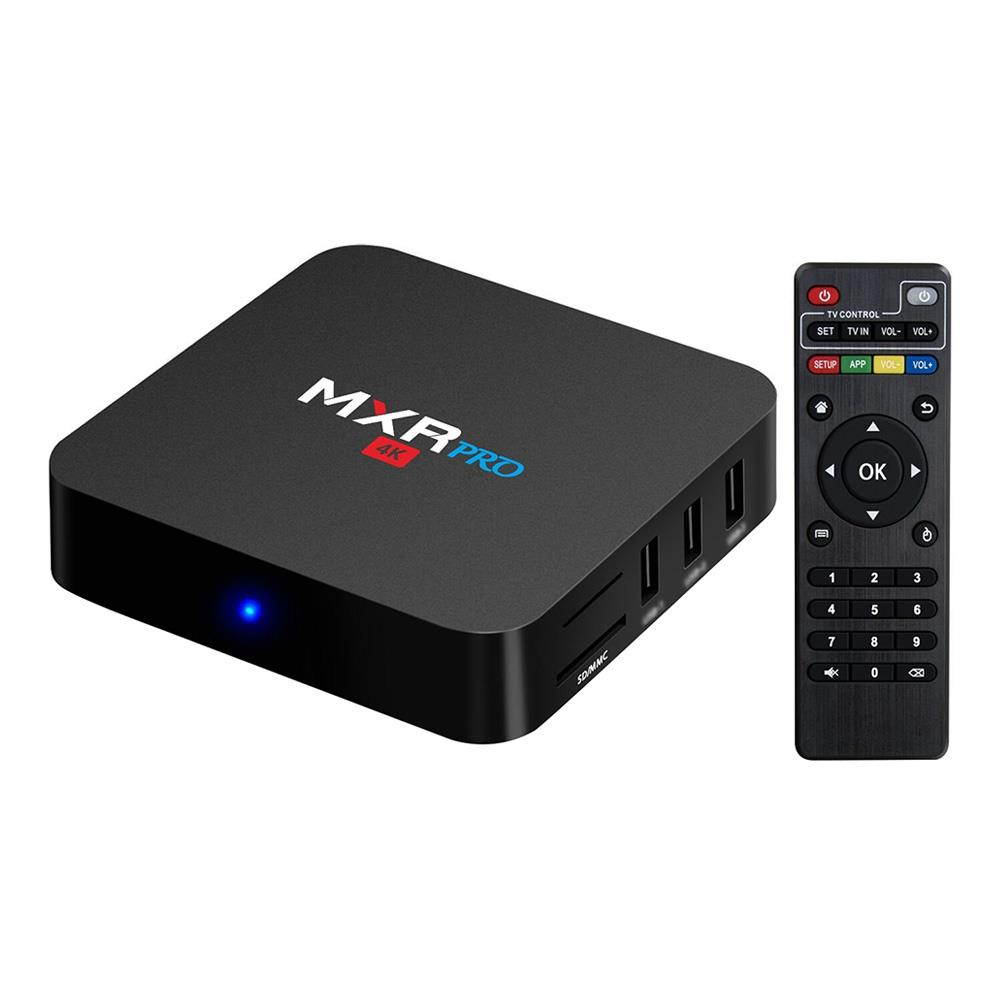 MXR PRO Android 7.1.1 RK3328 4K HDR TV Box Kodi 17.3 4G/32G WIFI LAN VP9 USB3.0 US Plug