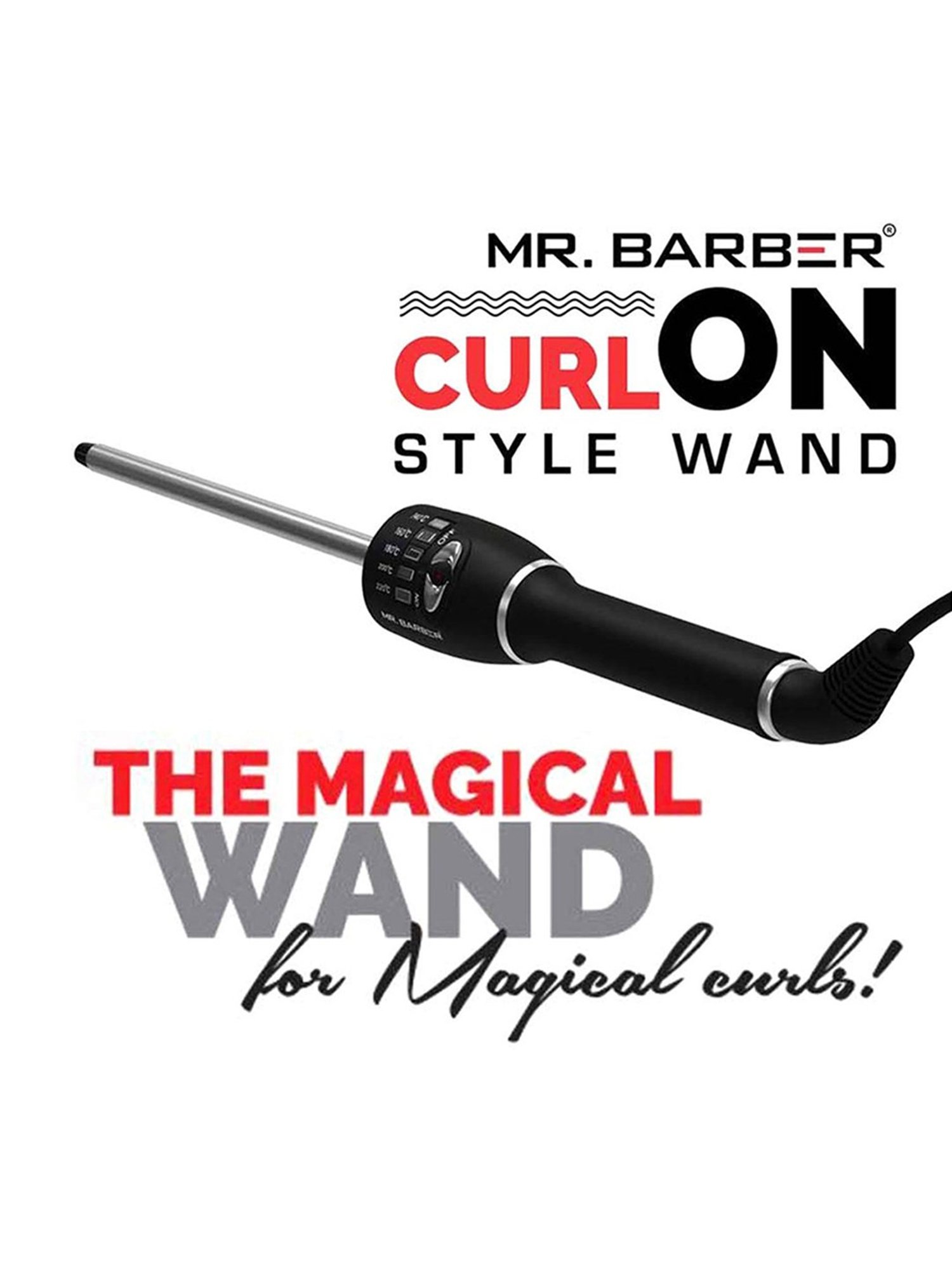 Mr. Barber Curl On CN-25 Conical Tong (Black)