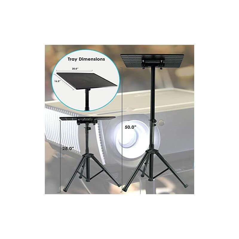 Pro Laptop Projector Stand, 23" to 41", Good For Stage or Studio, 28" (PLPTS3)