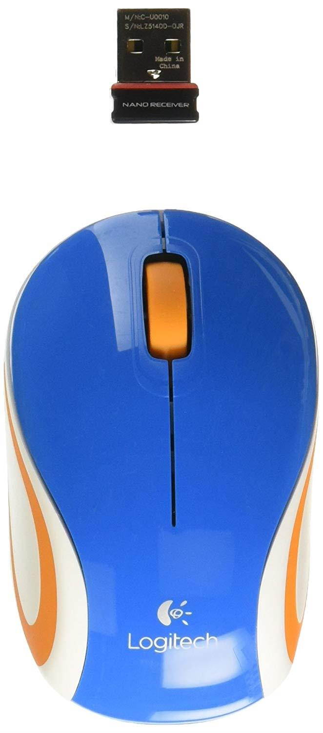 Logitech M187 Wireless Optical Mini Mouse Blue 910-002728