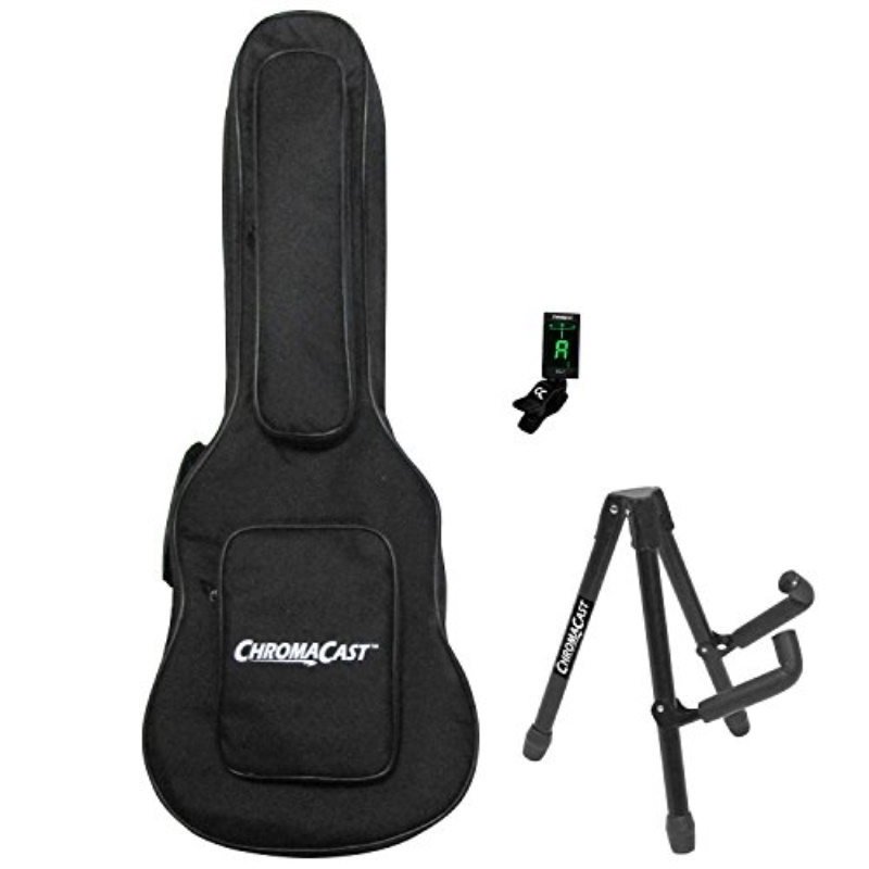 chromacast tenor/baritone ukulele padded bag w/ chromacast accessories