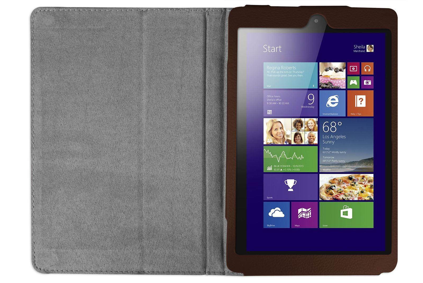 Hellfire Trading Magnetic PU Leather Case Cover for Lenovo MiiX 3 7.85" Tablet - Blue