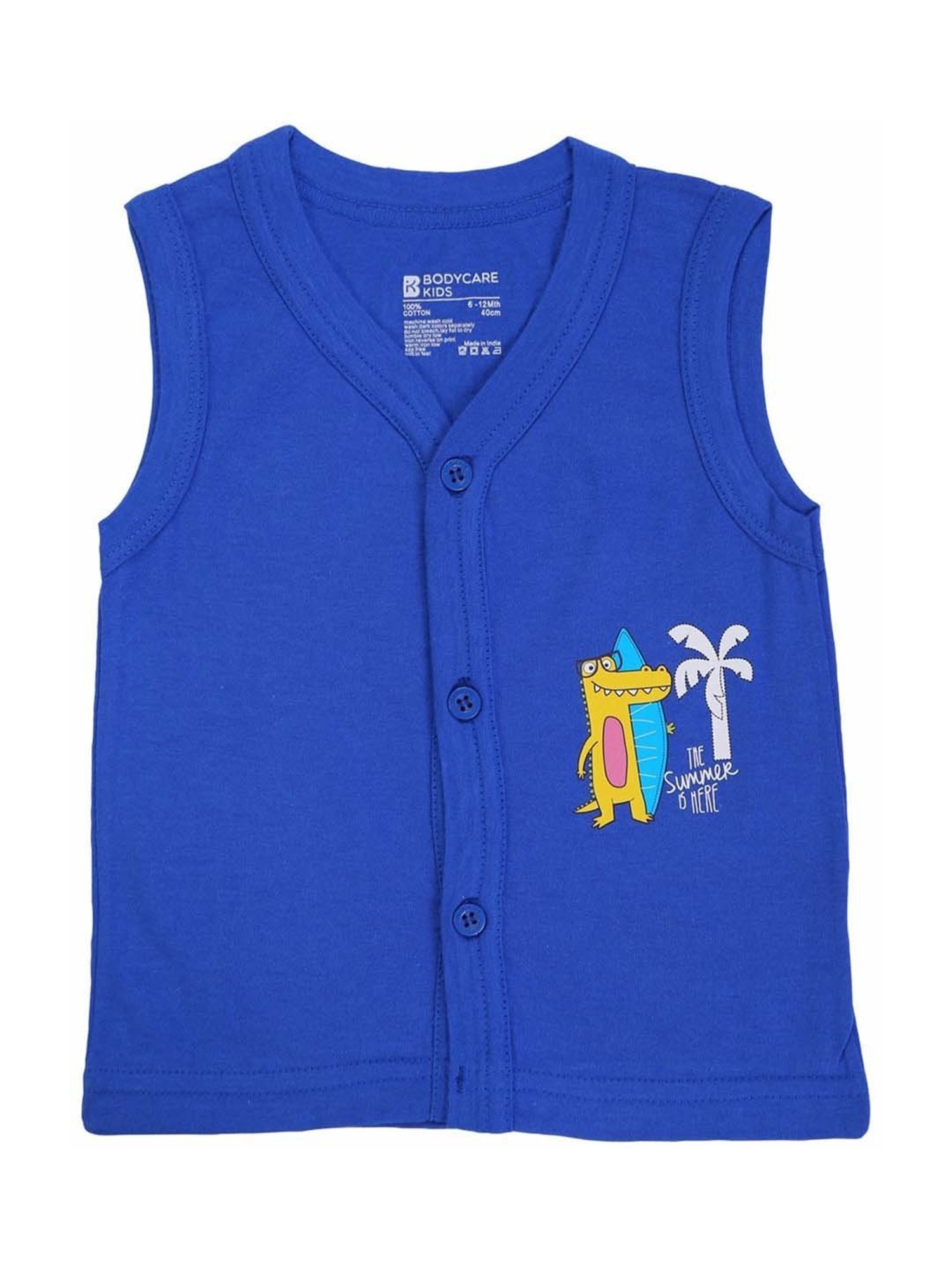 Bodycare Kids Multicolor Cotton Printed T-Shirts (Pack of 3)