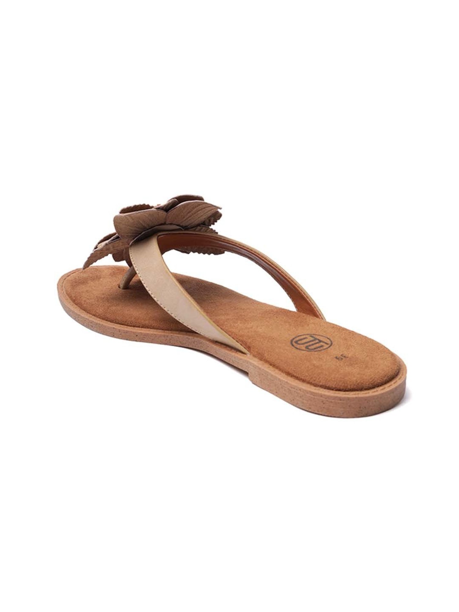 BAGATT Women's Goldy Beige Thong Sandals