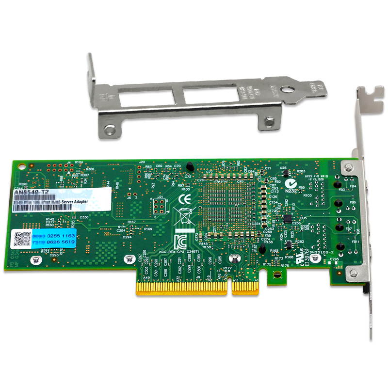 Macroreer for Intel X540-T2 10GbE Ethernet Converged Network Adapter Dual RJ45 Port Fiber Optic Connectors Network Transceivers