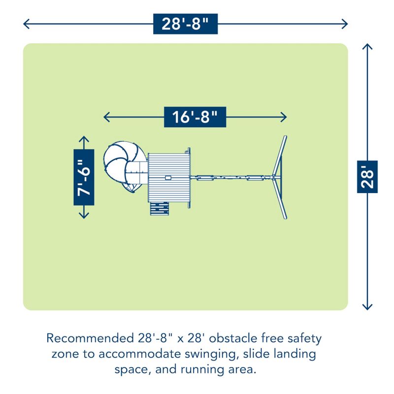 KidKraft Creston Lodge Wooden Swing Set/Playset