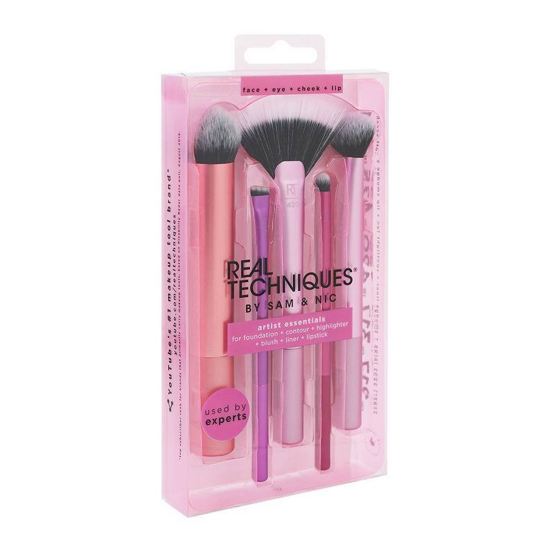 Real Techniques Artist Essentials Brush Set - 5pc