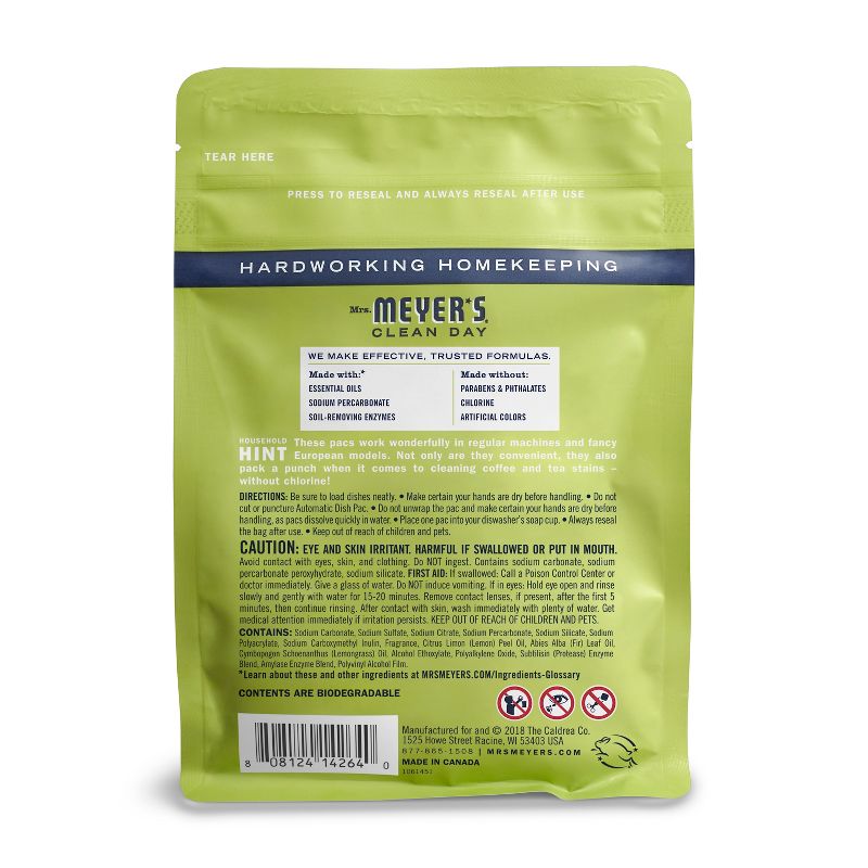 Mrs. Meyer's Lemon Verbena Auto Dish Soap - 11.6 oz