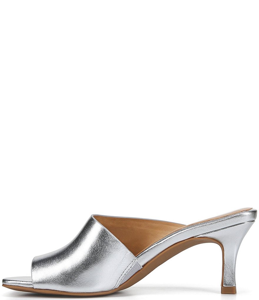 RSVP Collection Naturalizer Stacy Metallic Leather Slides
