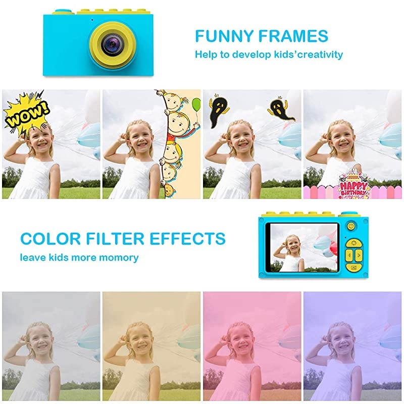Digital Cameras for Boys Girls HD 1080P Video Camera for Children Selfie Camera Toy Cameras Mini Child Camcorder for Age 6+ Boys/Girls Pink