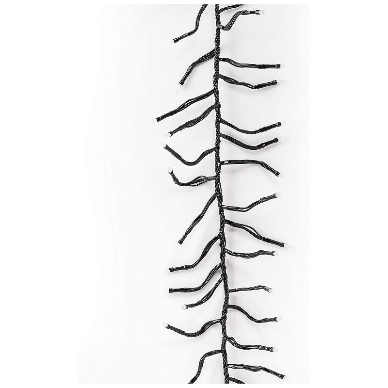 Twinkly 19.5 Feet 400 LED RGB Multicolor Bluetooth Enabled Decorative Cluster String Lights Bundle with USB-Powered Light Effects Music Player Dongle