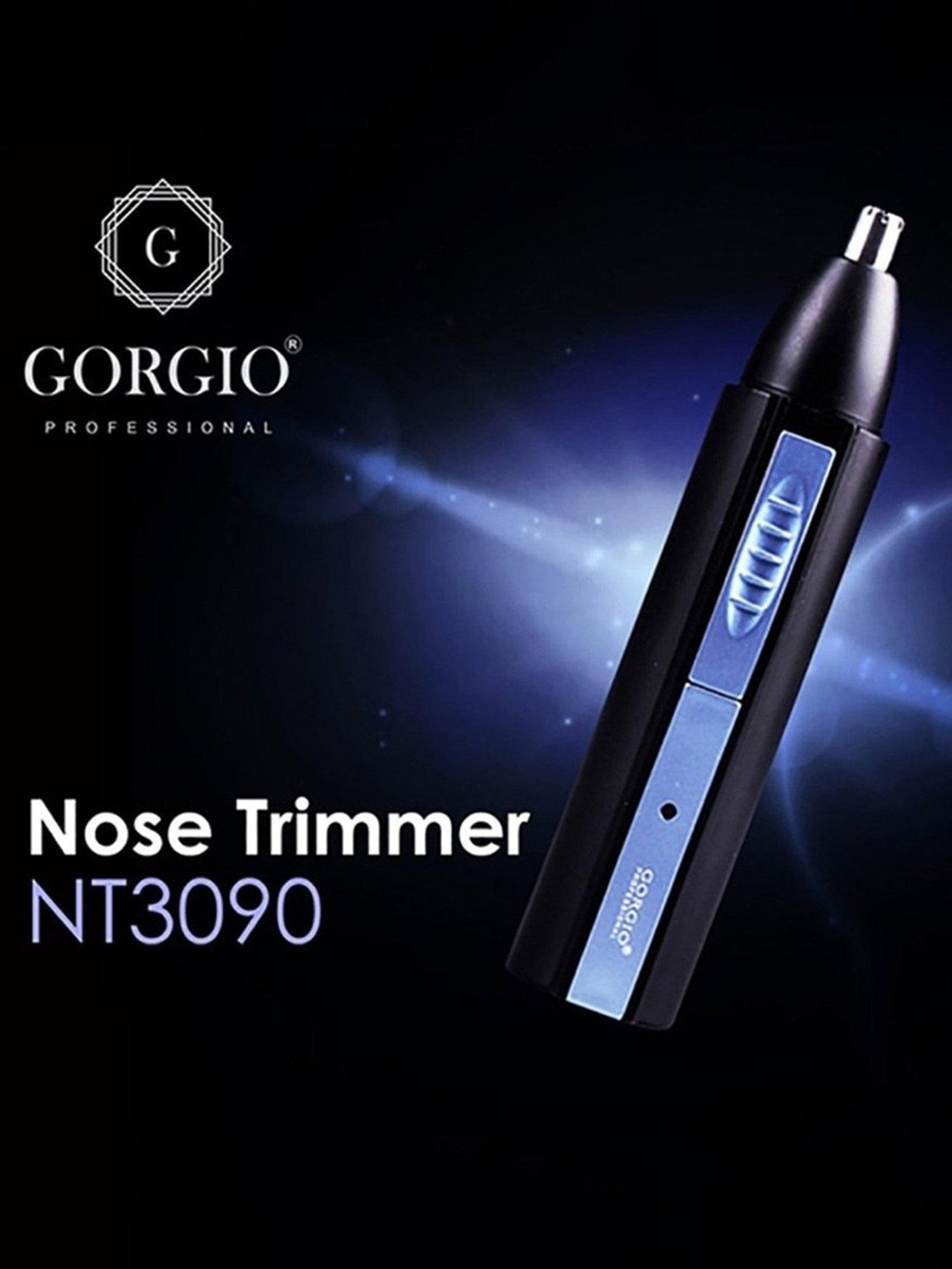 Gorgio Professional NT3090 Nose Trimmer (Blue and Black)