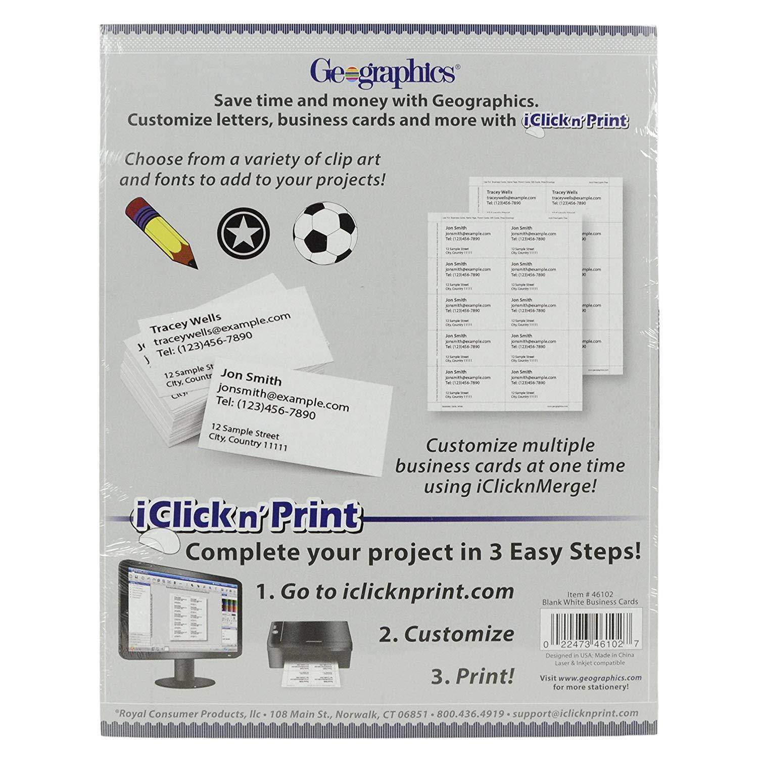 GEO46102 - Geographics Business Card