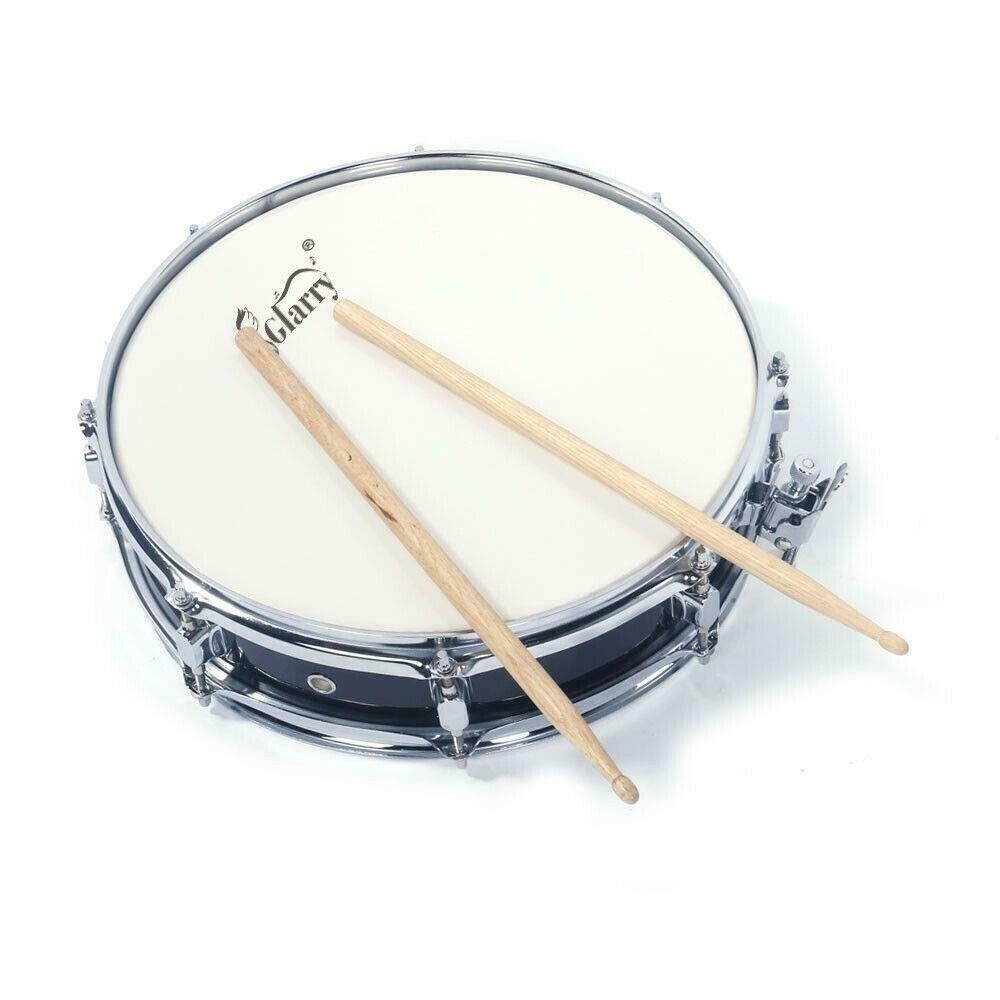 New   Snare Drum Black Percussion Poplar 13x3.5 Inch