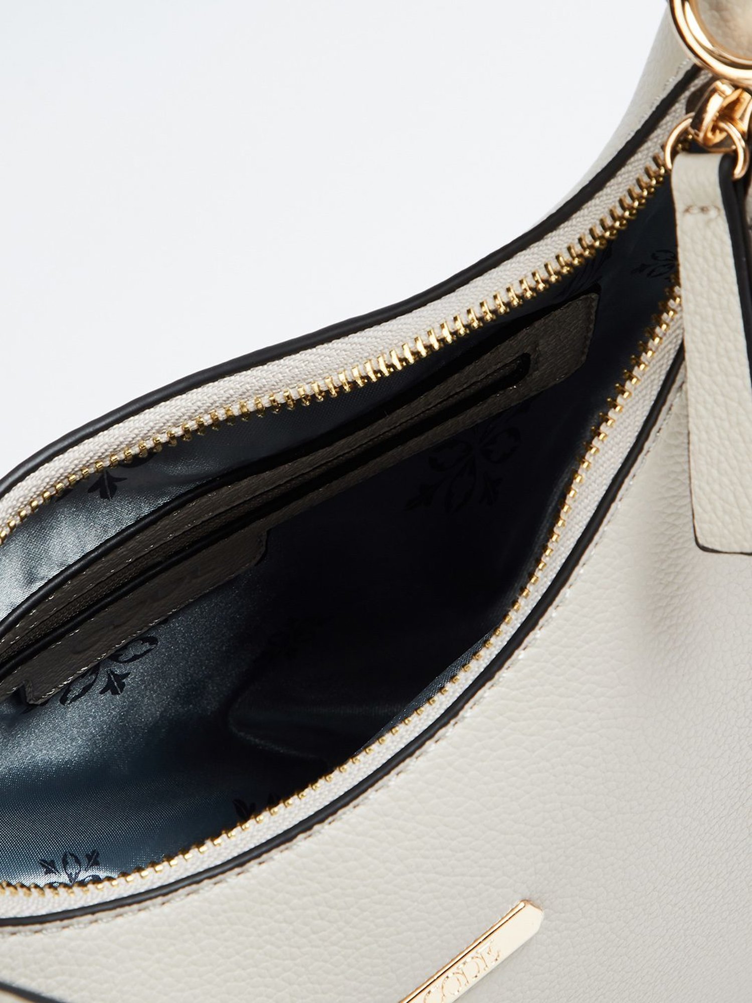 Code by Lifestyle Grey Hobo Bag