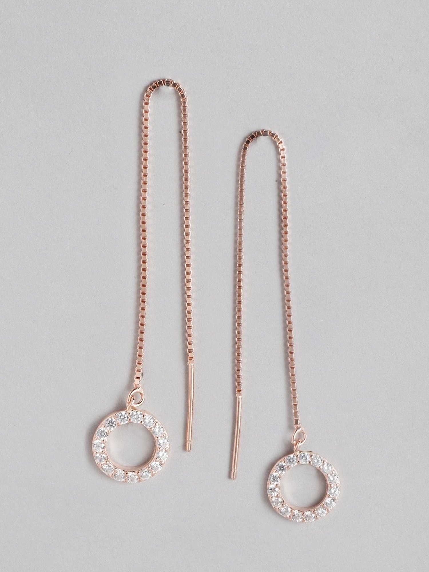 Zavya 925 Sterling Silver Sui-Dhaga Earrings For Women