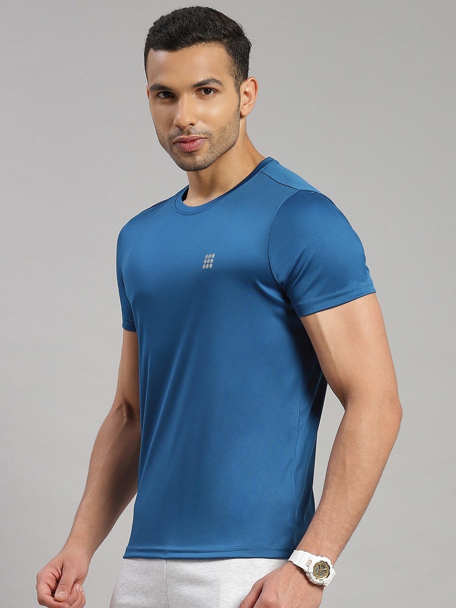 Rock.It Blue Regular Fit T-Shirt