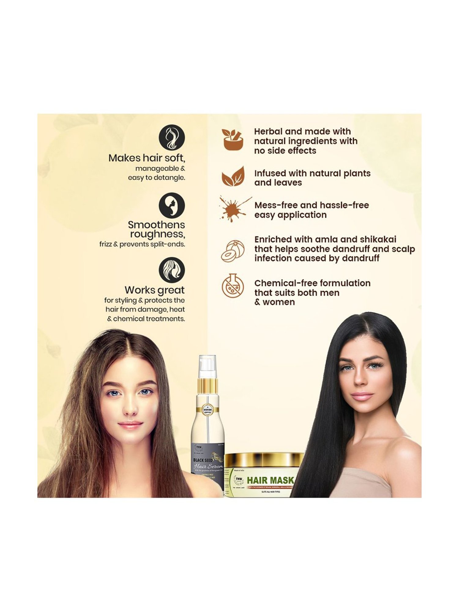 TNW-The Natural Wash Amla Hair Mask & Hair Serum