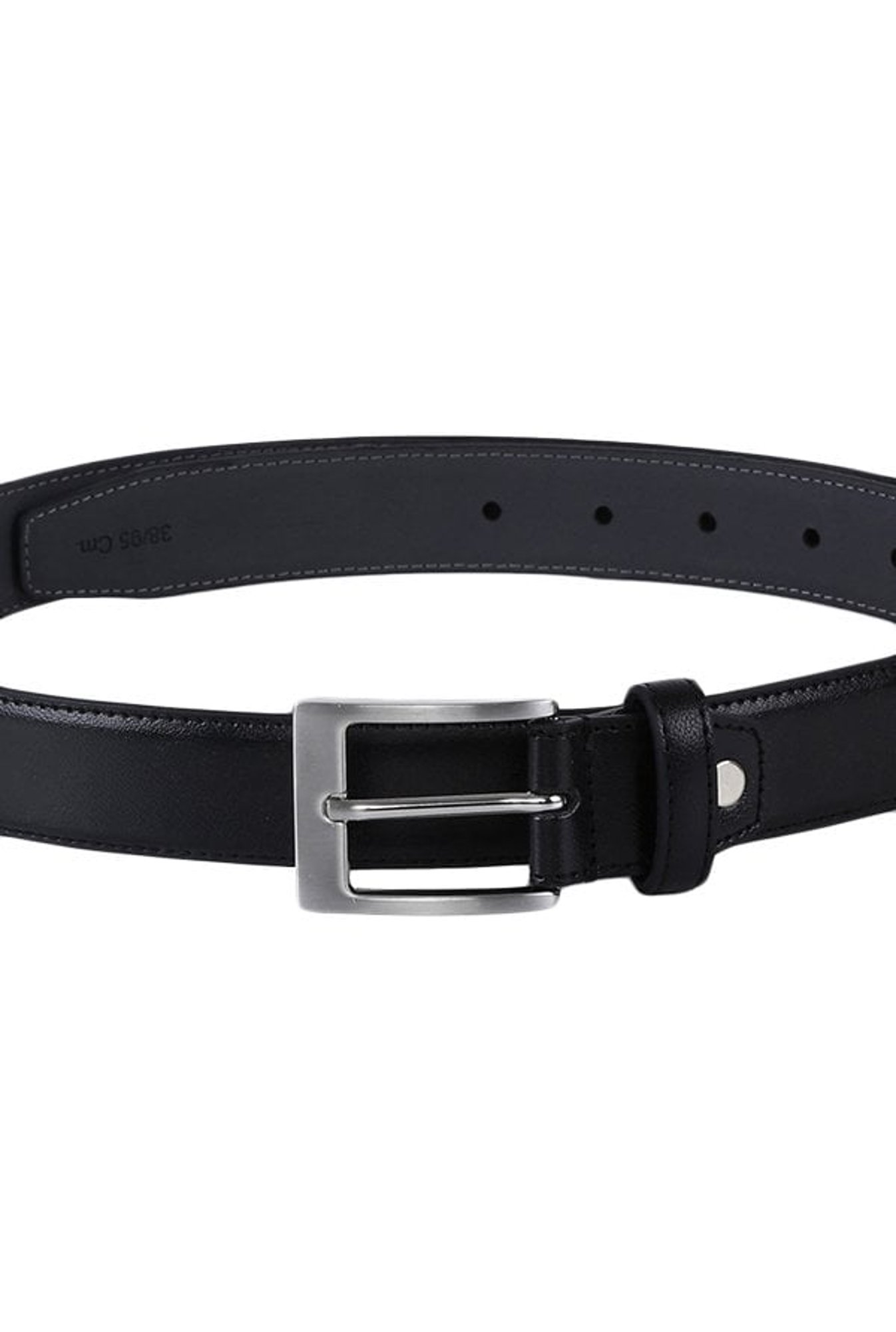 Kara Black Solid Waist Belt